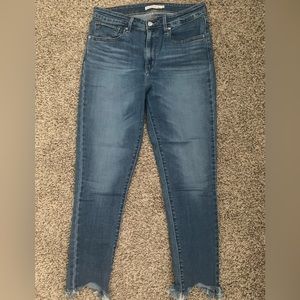 Levi’s 721 High Rise Ankle Skinny Jeans Sz 30